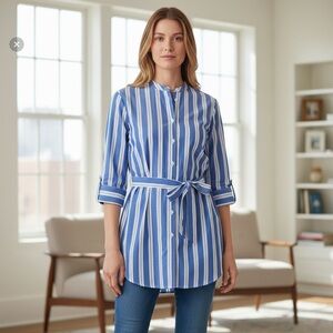 Tunic Length Belted Shirt from Tommy Hilfiger 🇺🇸